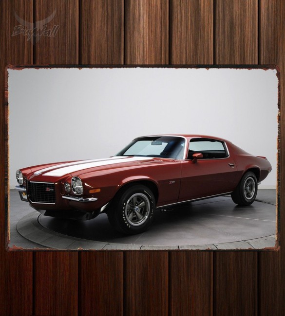 Металлическая табличка Chevrolet Camaro Z28 RS 121 Металлическая табличка Chevrolet Camaro Z28 RS 121
